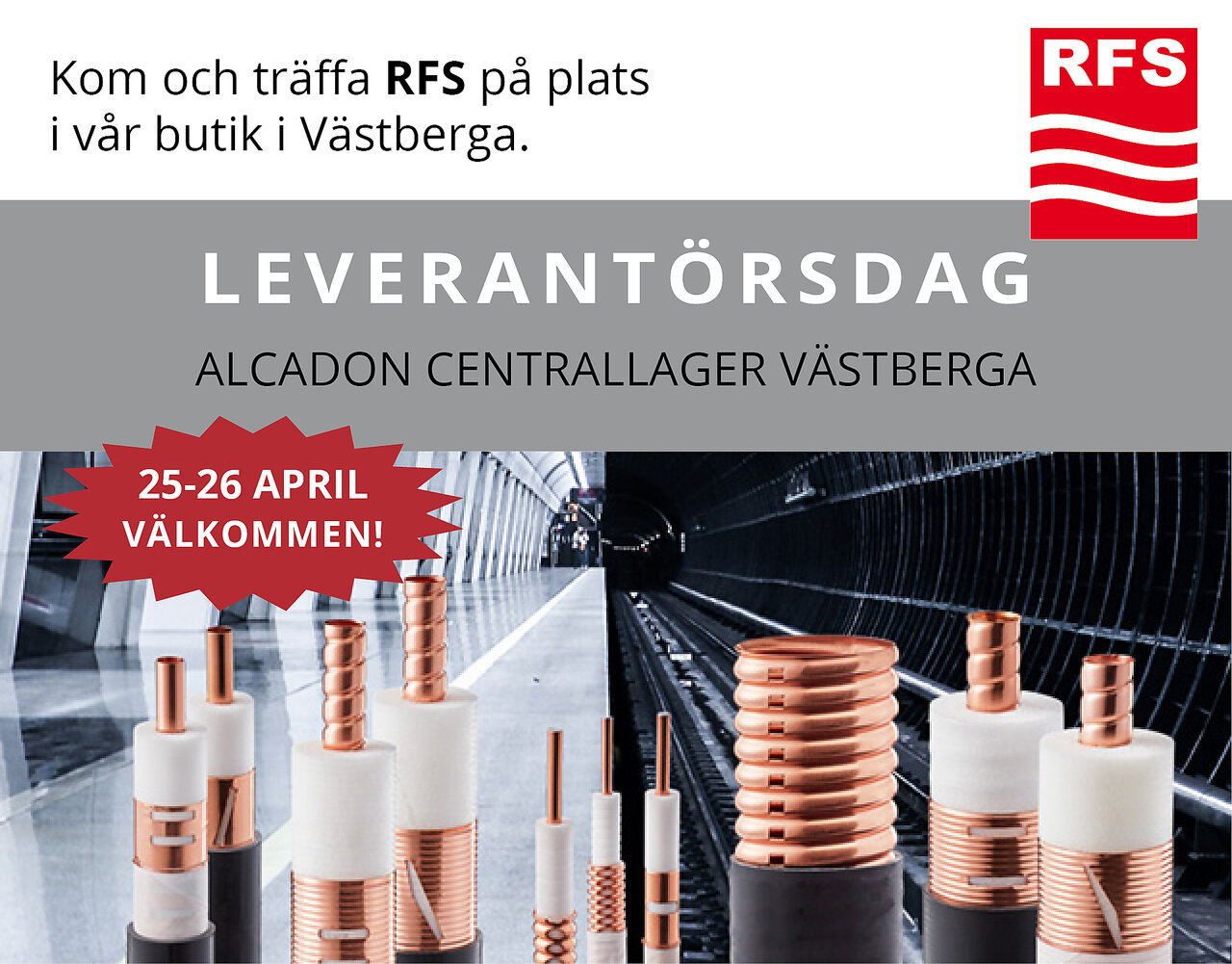 Kom och träffa RFS på plats i vår butik i Västberga.